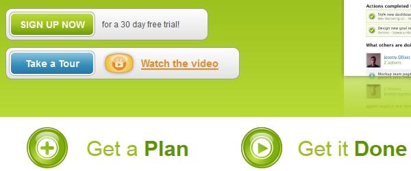 planhq.com Call to action button