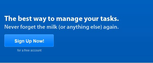 rememberthemilk.com Call to action button