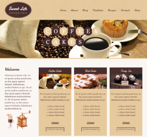sweetlife cafe restaurant ecommerce wordpress theme 300x279