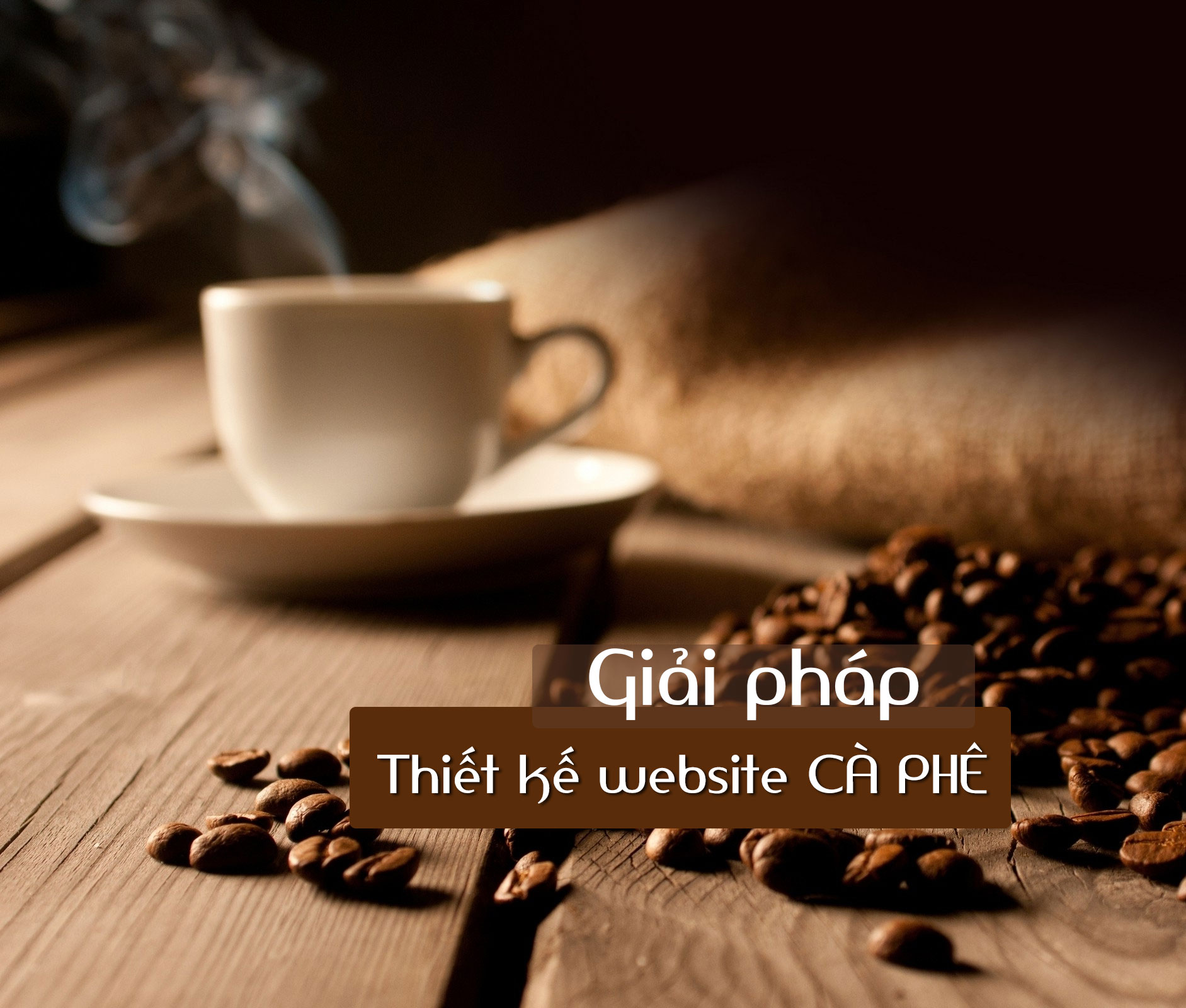 Thiết kế web cà phê hỗ trợ thiết bị di động